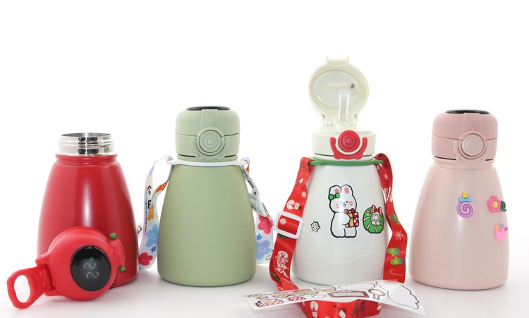 Digital Gostergeli Cift Katmanli Termos Suluk 500 Ml