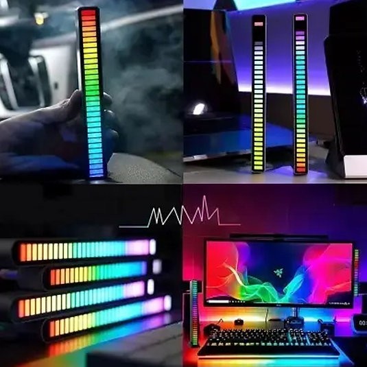 Rgb Sese Duyarli Tasinabilir Ekolayzer LED Cubuk
