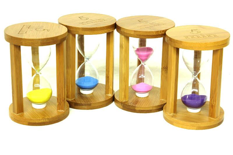 Kum Saati Ahsap 5 Dk Dekoratif Hediyelik