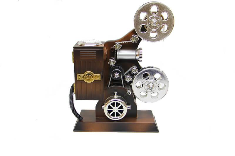Film Makinesi Muzikli Muzik Kutusu Dekoratif Ev Ofis Hediyelik