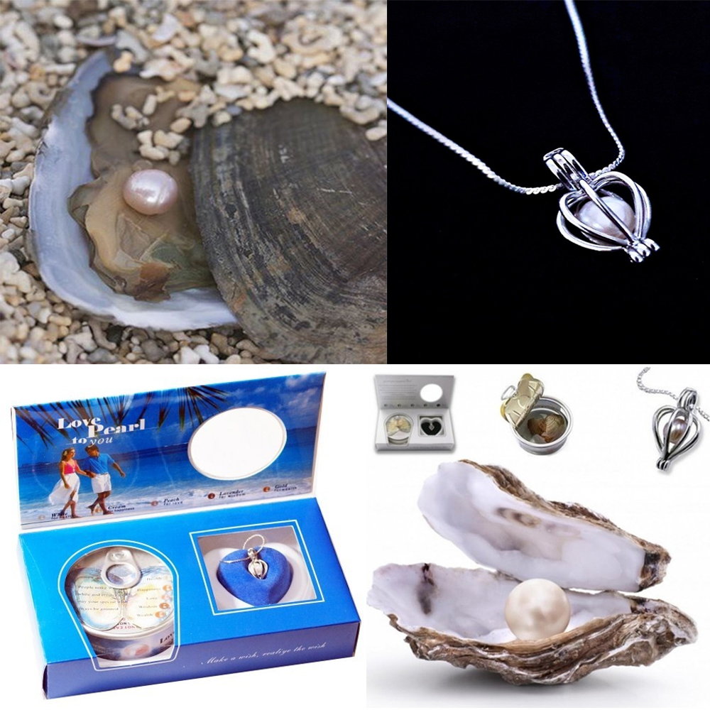 Istiridye Icinde Inci Kolye Seti