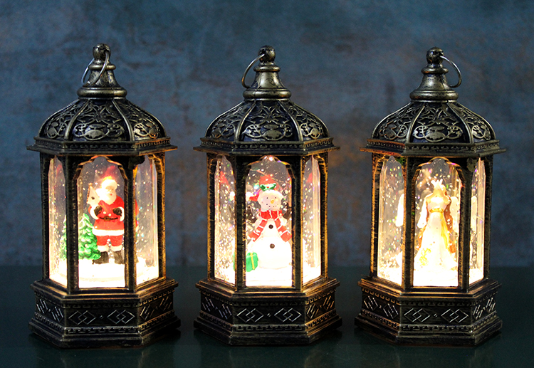 Yilbasi Temali Isikli Kar Kuresi