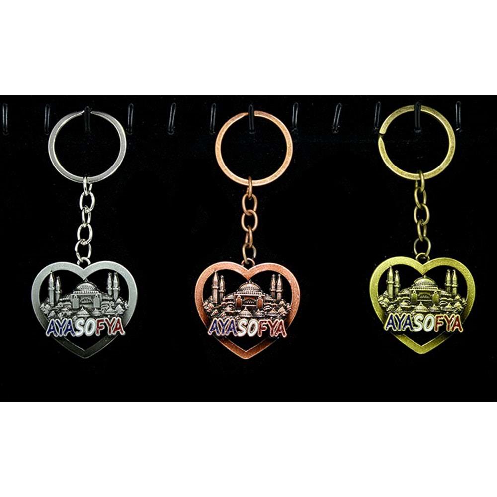 Metal Ayasofya Anahtarlik