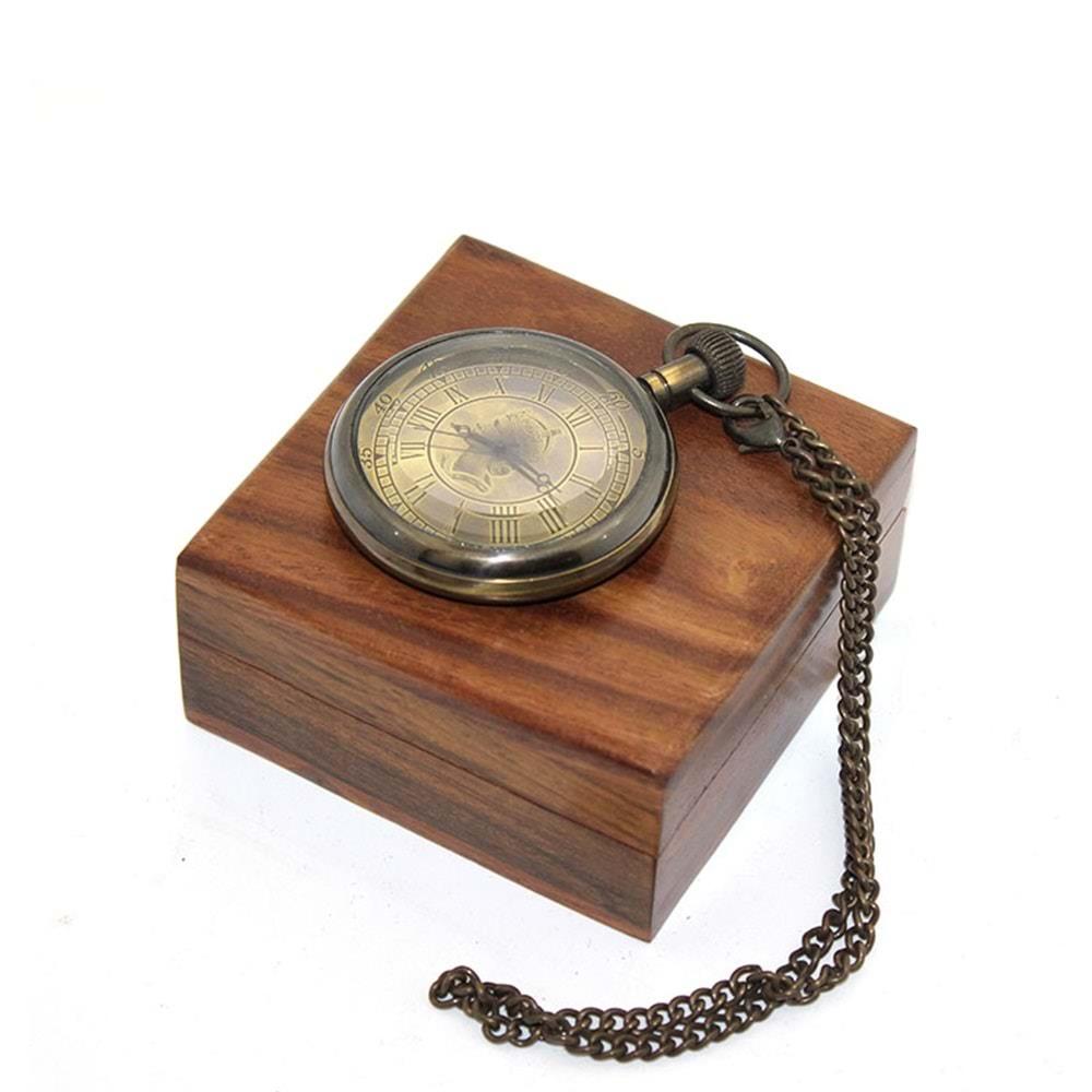 Ahsap Kutulu Pirinc Kostekli Saat