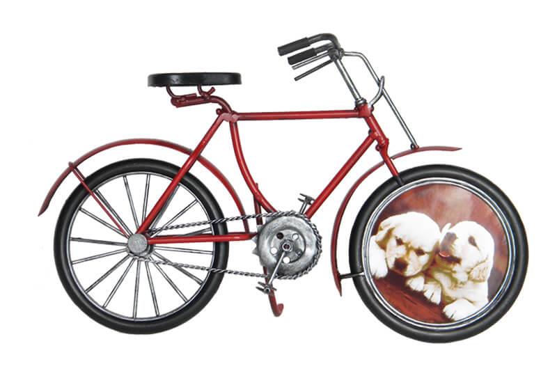 Dekoratif Metal Bisiklet Cerceveli Vintage Dekoratif Hediyelik