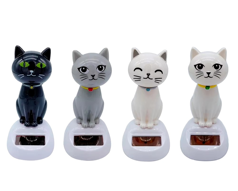 Gunes Enerjili Solar Sallanan Kedi