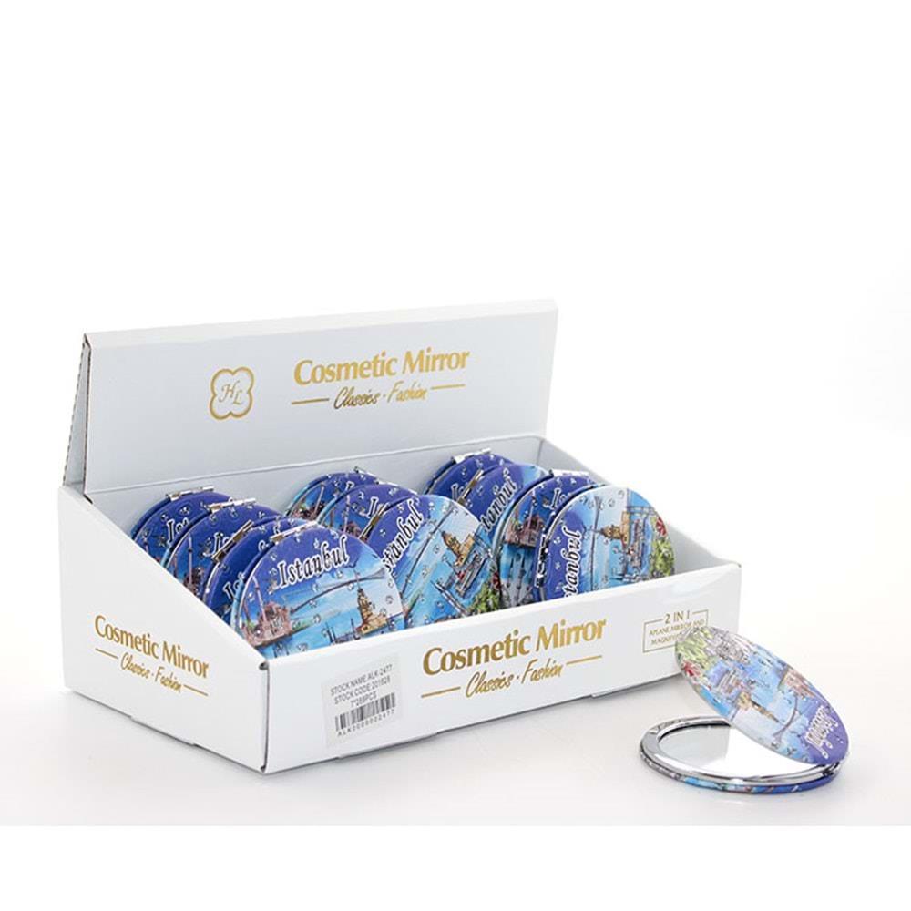 Tasli Istanbul Tasarimi El Aynasi Ince