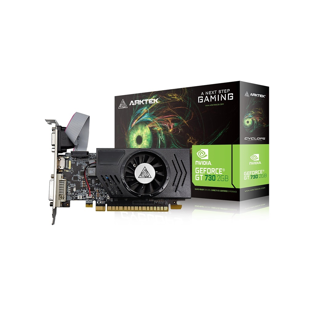 ARKTEK CYCLOPS, AKN730D3S2GL1, GT730, 2Gb, GDDR3, 128Bit, 1xD-Sub, 1xDVI, 1xHDMI Ekran Karti