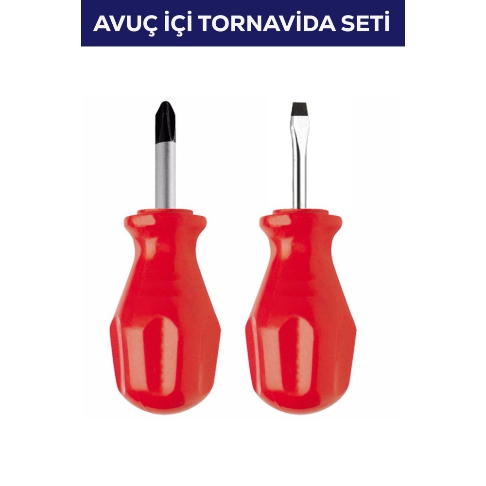 2'li Avuc Ici Tornavida Seti Duz Yildiz
