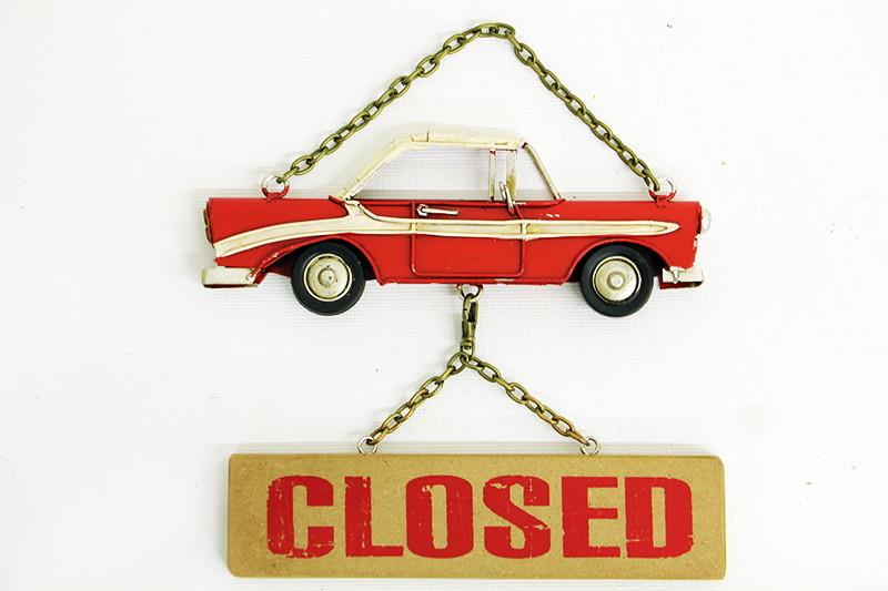 Dekoratif Metal Kapi Yazisi Araba Vintage Dekoratif Hediyelik