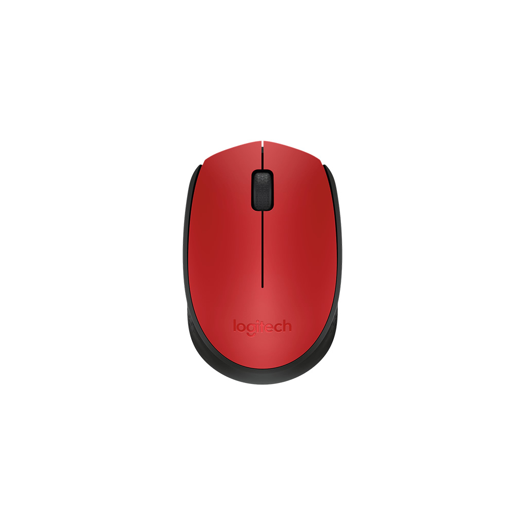 LOGITECH 910-004641, M171 Kirmizi, USB Nano 2,4G Kablosuz, 1000dpi, Optik, 3 Tuslu, 12ay Pil Omru, Mouse