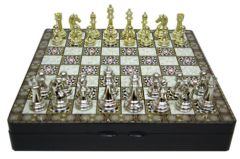 Satranc Tasi Zamak Kutulu Satranc Takimi Seti Hediyelik