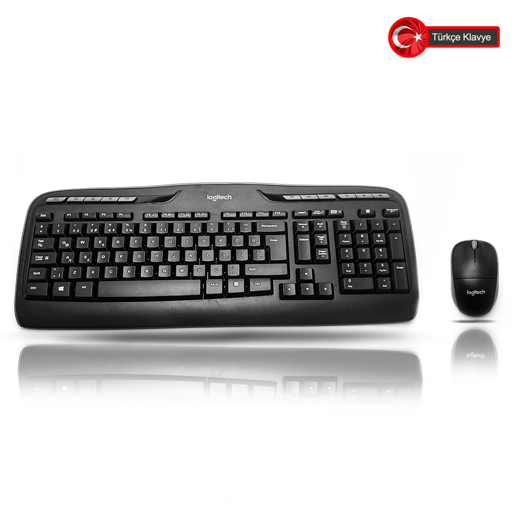 LOGITECH MK330, 920-003988, Kablosuz, Turkce Q, Klavye Mouse Set