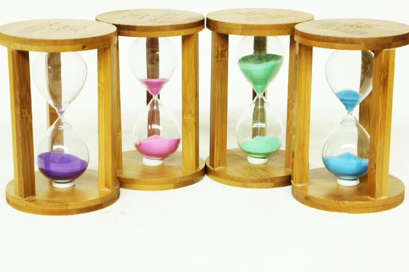 Kum Saati Ahsap 15 Dakika Dekoratif Hediyelik