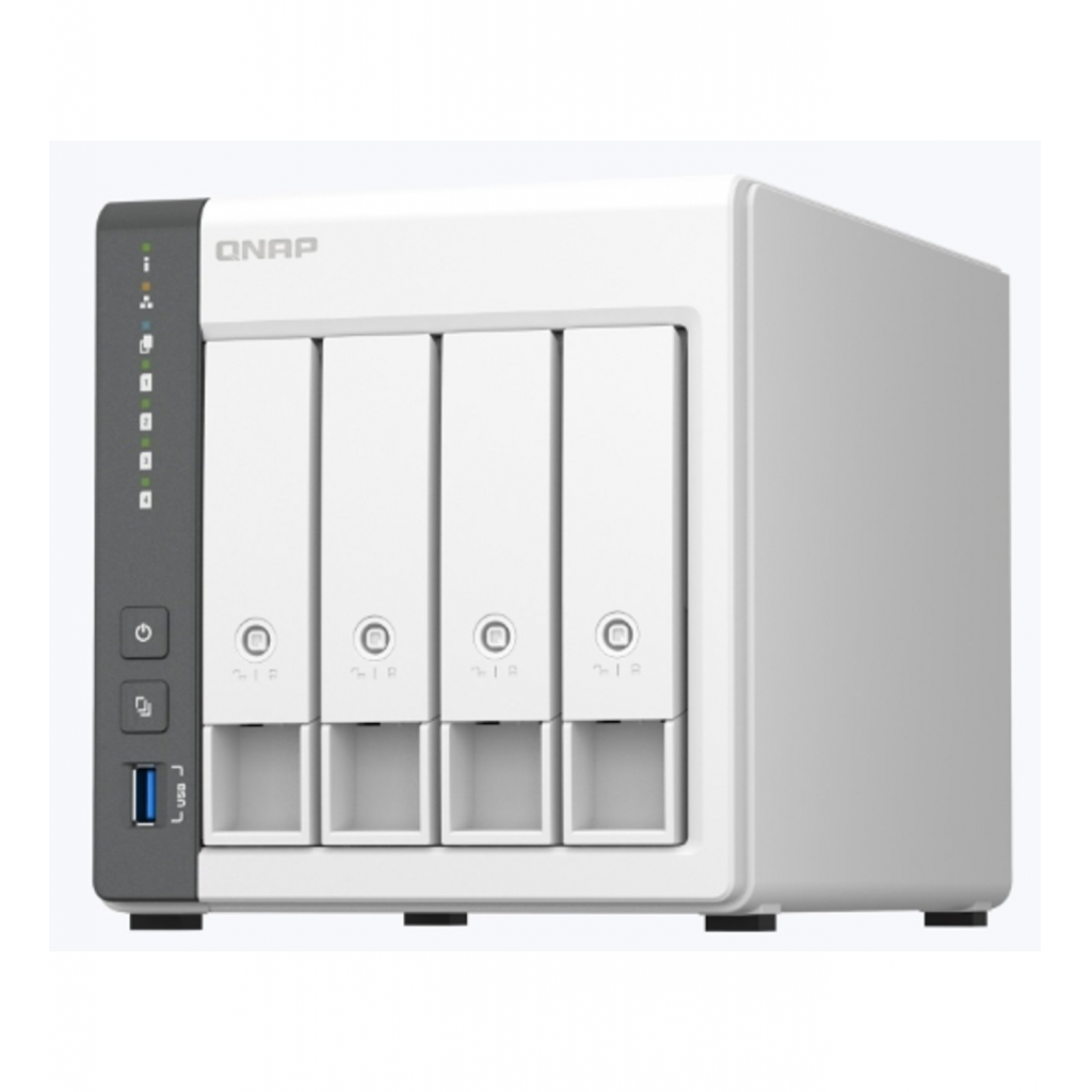 QNAP TurboNAS TS-433-4G, 4Gb Ram, 4xYuvali, Tower NAS