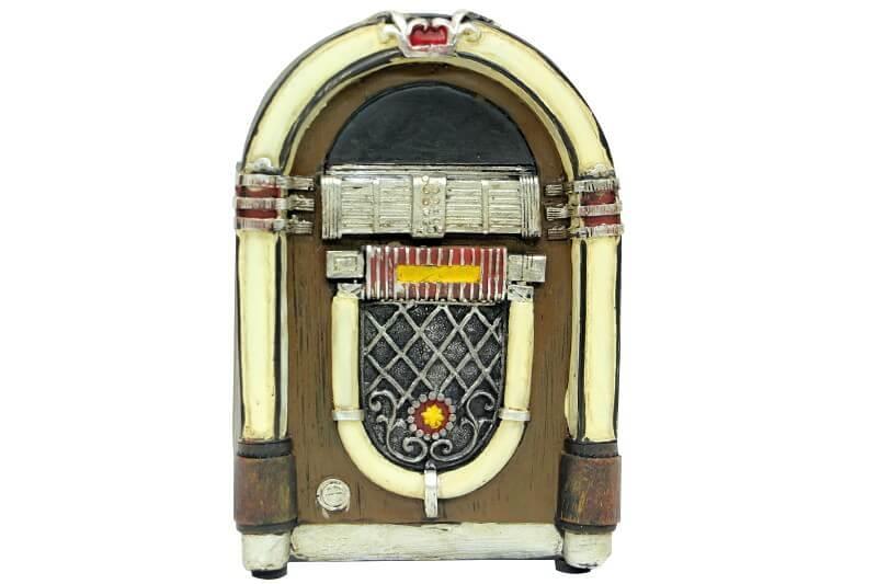 Muzik Kutusu Siyah Polyester Dekoratif Hediyelik