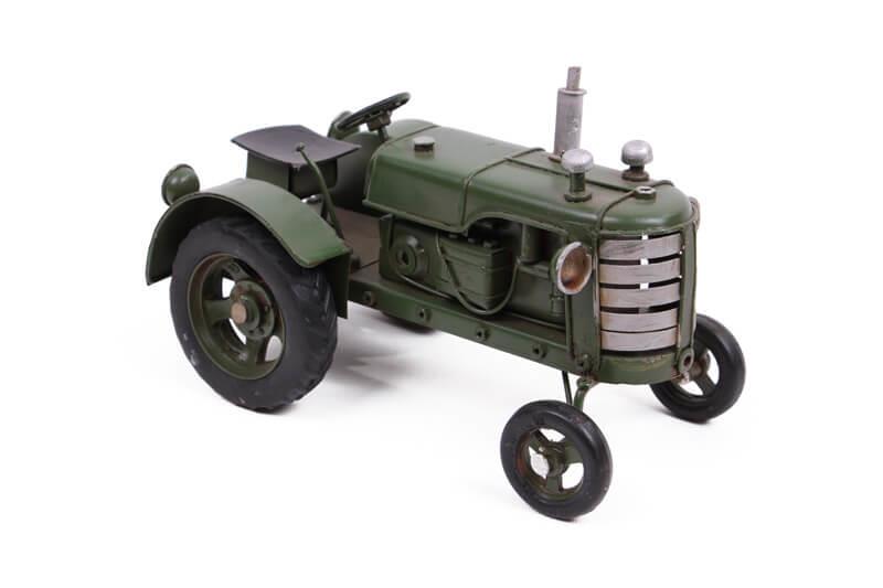 Dekoratif Metal Traktor Vintage Biblo Hediyelik