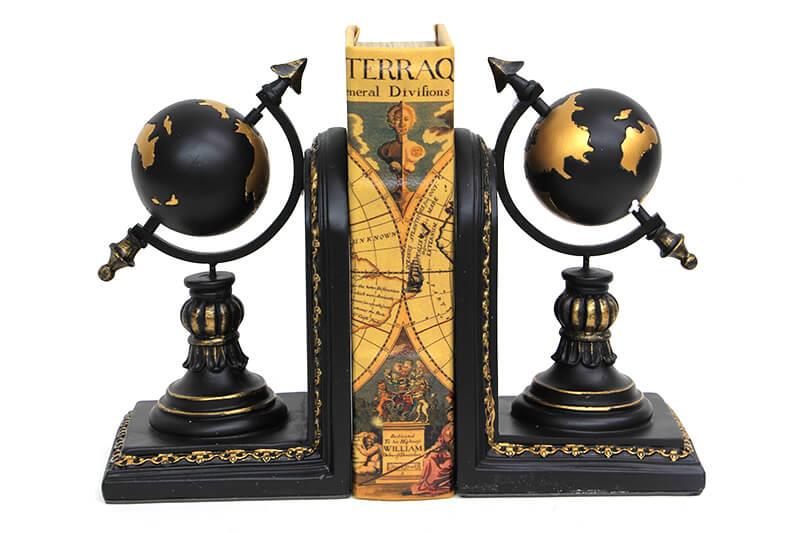 Kitap Stoper Yerkure Dunya Model Dekoratif Hediyelik