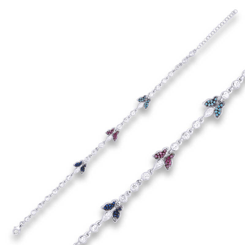 ​925 Ayar Gumus Kelebek Bileklik