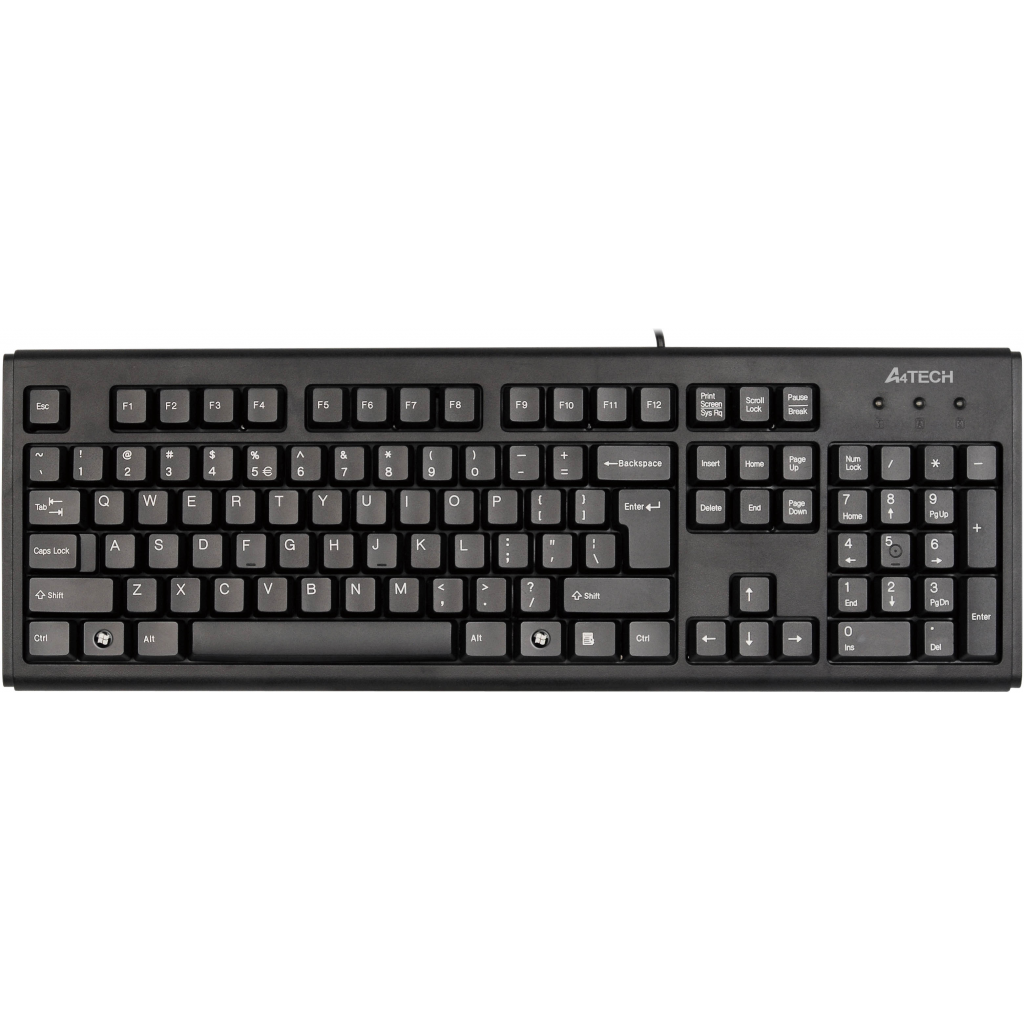 A4 TECH KM-720, Siyah, USB Kablolu, Turkce Q, Multimedya KLAVYE