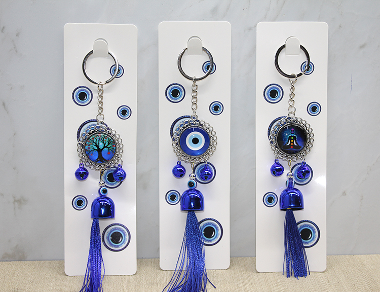 Metal Nazar Boncugu Anahtarlik