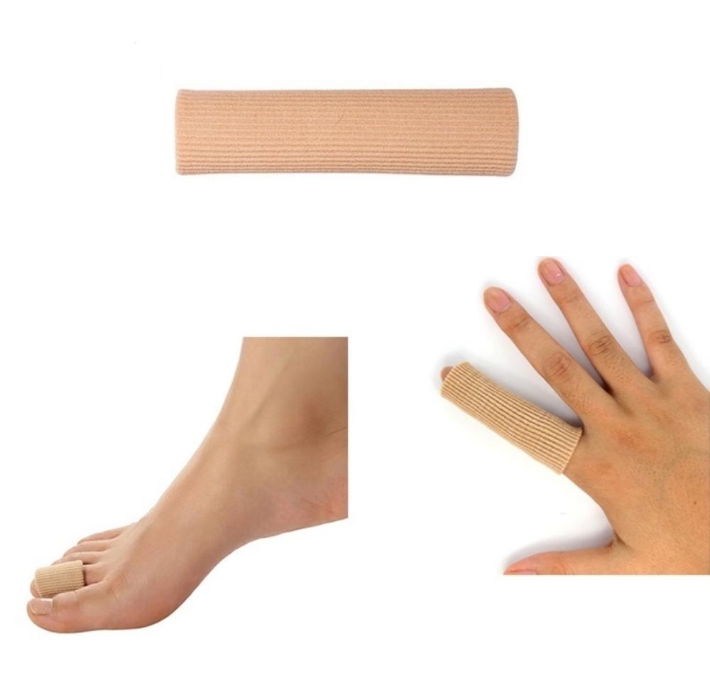 El Ayak Parmak Koruyucu Kumas Kapli Jel Silikon Tup