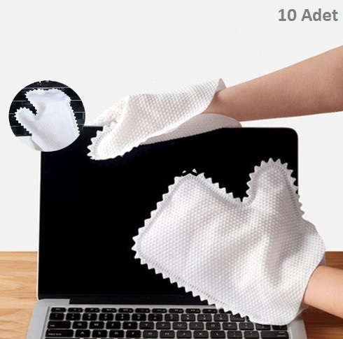 Cok Amacli Temizlik Eldiveni Toz Alma Bezi 10 Adet