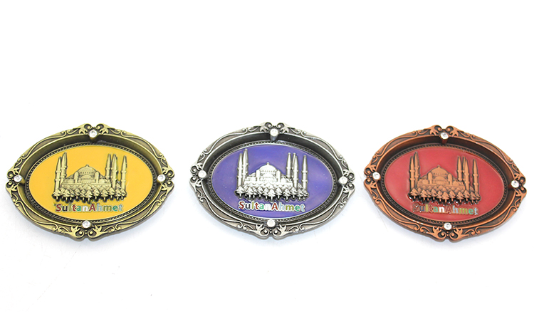 Istanbul Temali Metal Magnet