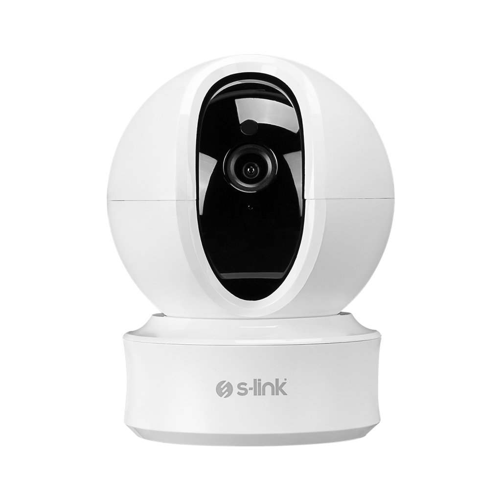 S-LINK SL-IND04, Ev/Bebek Guvenlik Kamerasi, WiFi, 2Mpix, 3.6mm Lens, 10m. Gece Gorusu, Hareket algilama, Iki Yonlu Ses, Micro SD Kartli, TUYA Yazilim