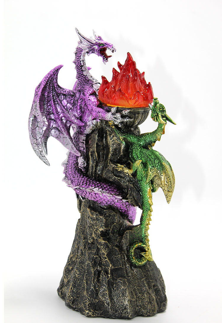 Polyester Ledli Dragon Figuru