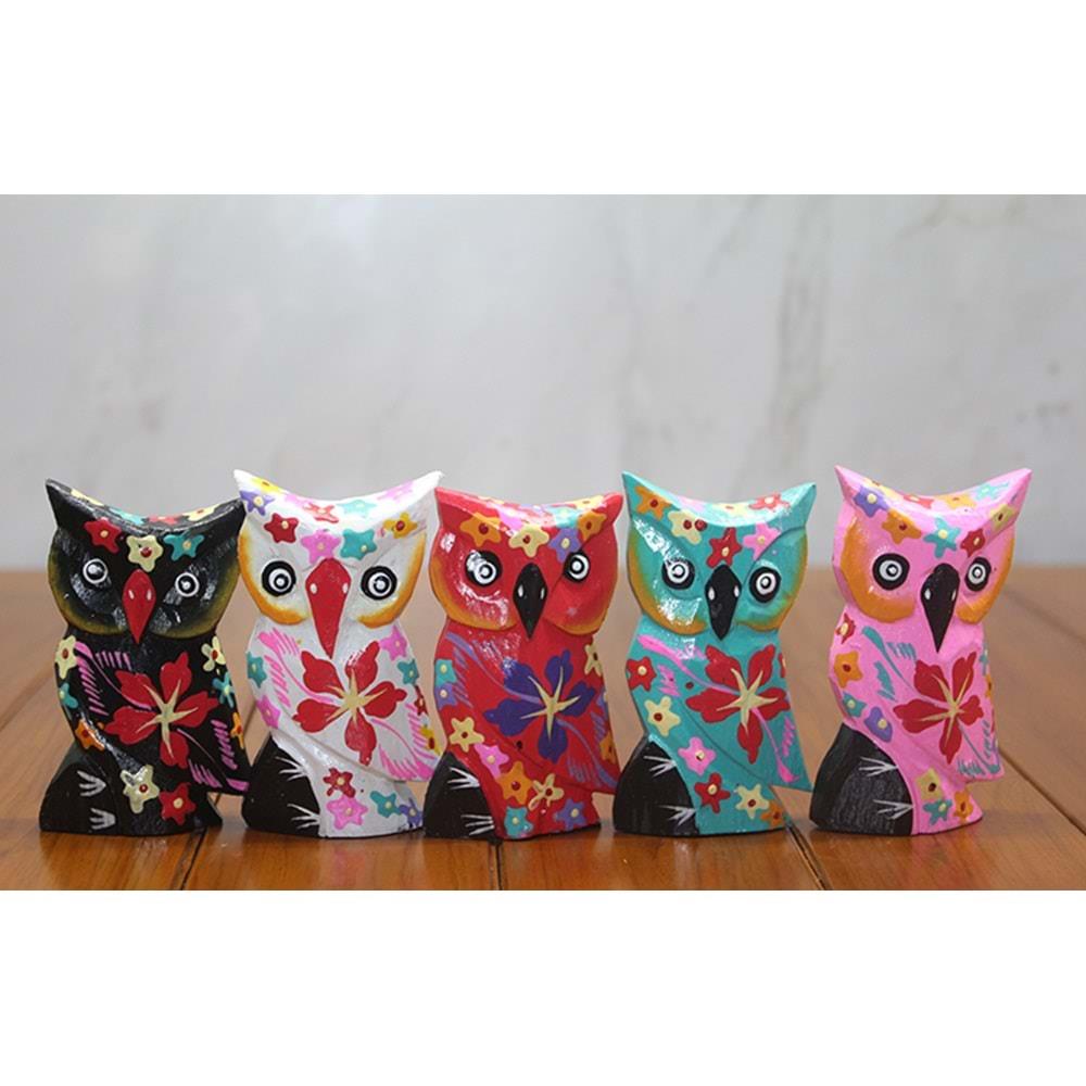 Ahsap 5'Li Baykus Seti