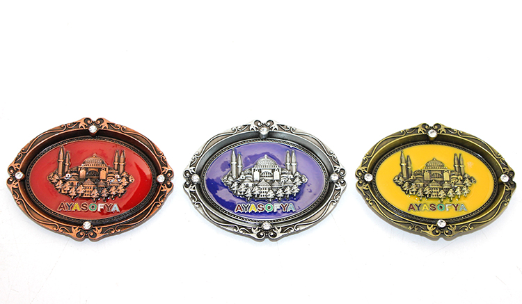 Istanbul Temali Metal Magnet