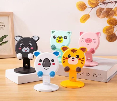 Hayvan Figurlu Masaustu Telefon Standi 5 Model