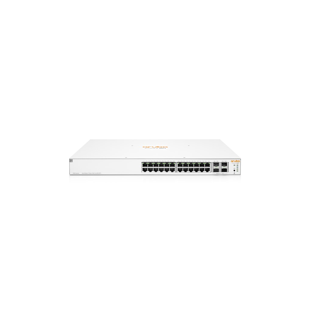 HP Aruba Instant On, JL683B, 1930-24G, 24Port, GigaBit, PoE 195W, 4 Port Gigabit SFP, Yonetilebilir, Rack Mount Switch