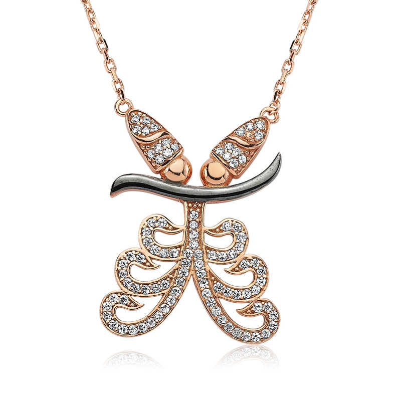 925 Ayar Gumus Semazen Kadin Gumus Kolye